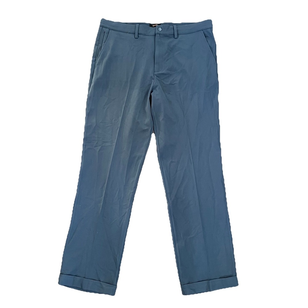 Quince Ultra Stretch 24/7 Smart Chino Men's Sz 36x34 Ocean‎ Blue Preppy Office